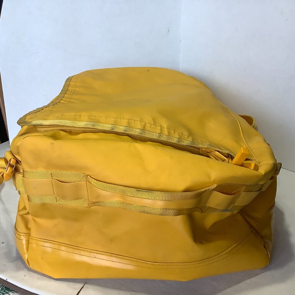 Baboon to the Moon Waterproof Large Travel Duffel Bag Yellow 22" x 14" x 9" - Picture 5 of 12